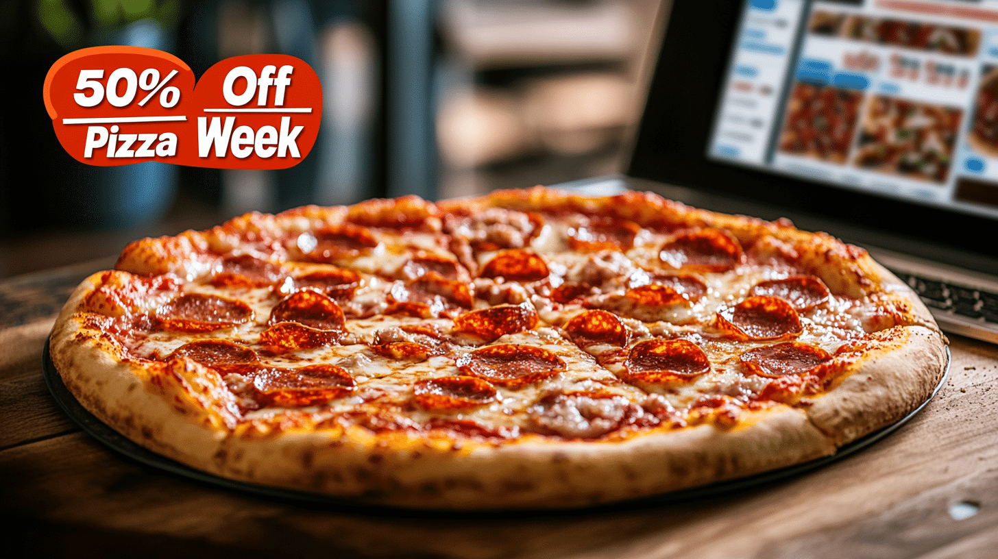 Take Advantage of the 50% Off Pizza Week