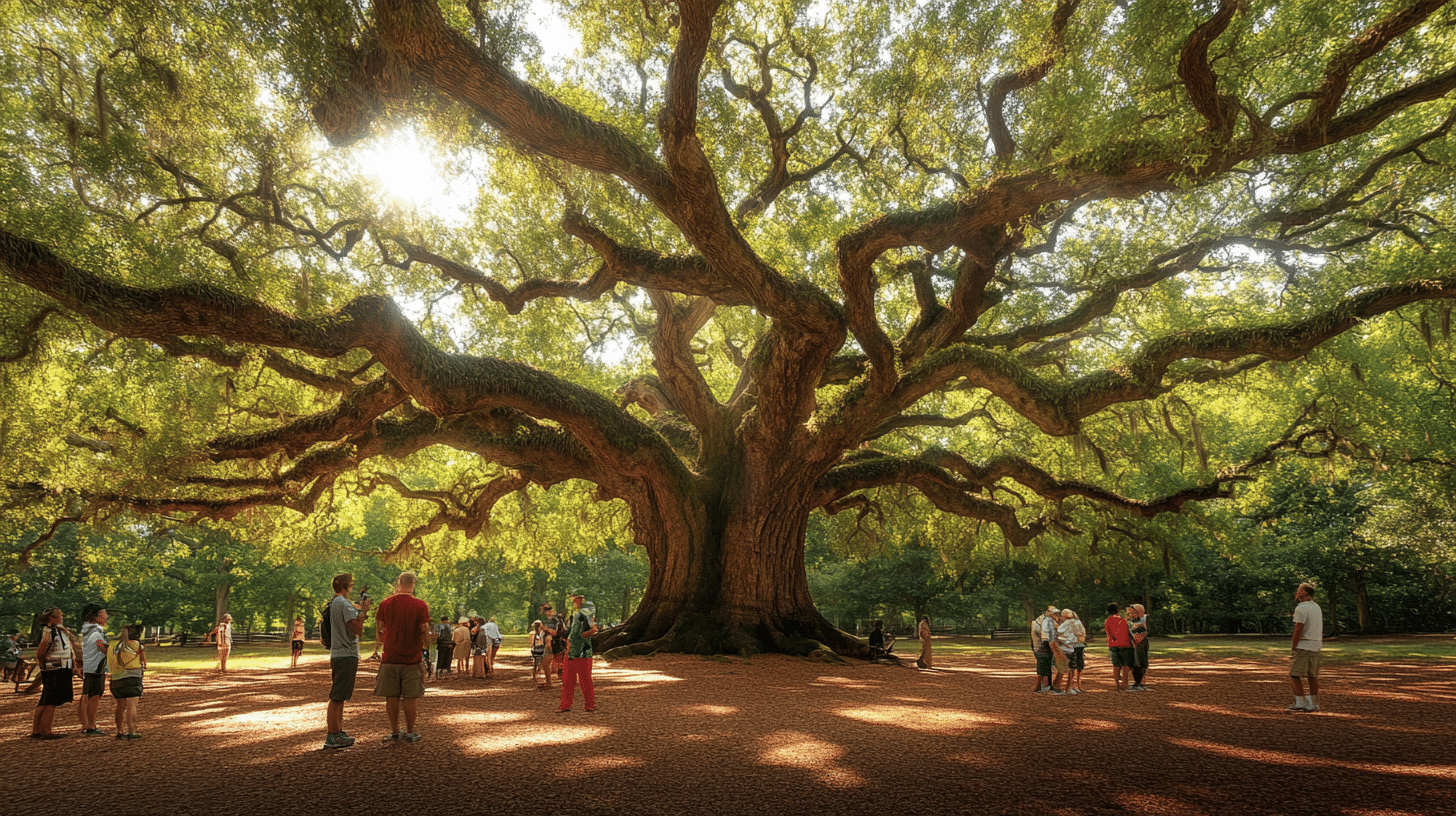 Check Out the Angel Oak Tree