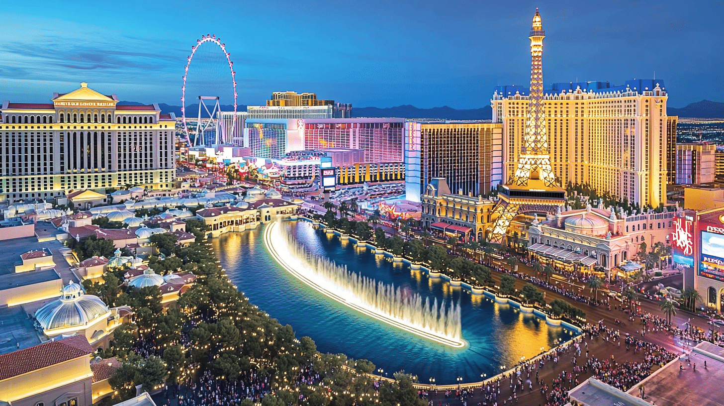 Famous Bellagio Fountains