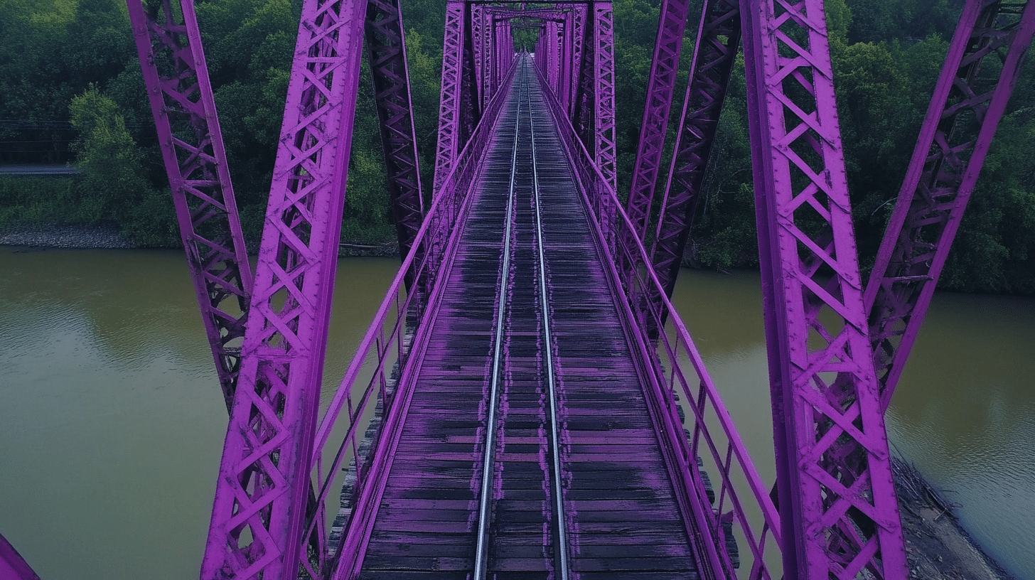 Walk the Purple People Bridge