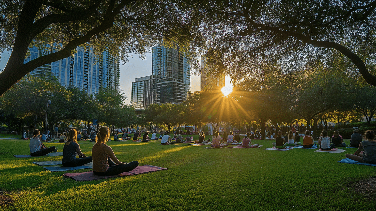 Unwind at Discovery Green
