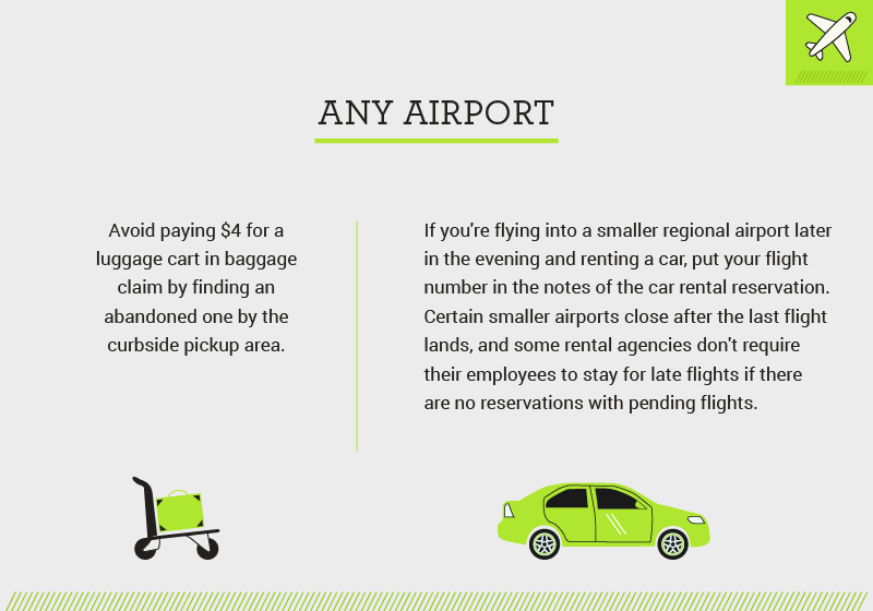 Airport shopping hacks