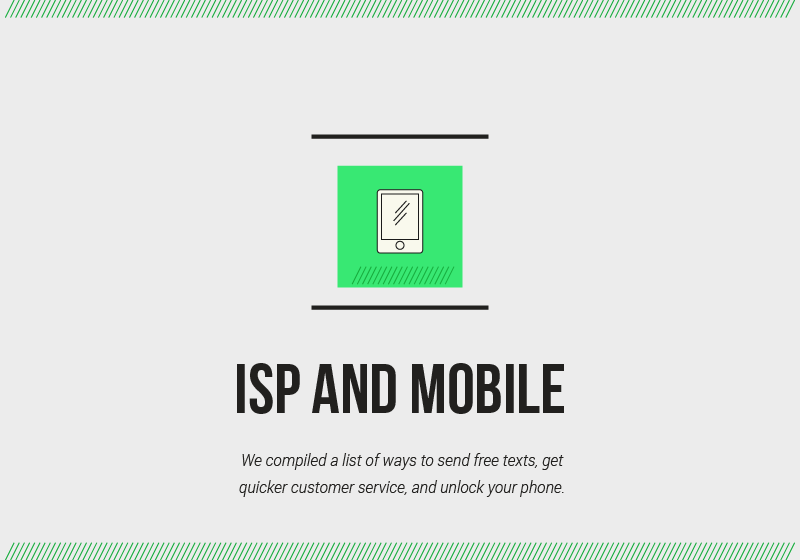 Phone and internet shopping hacks