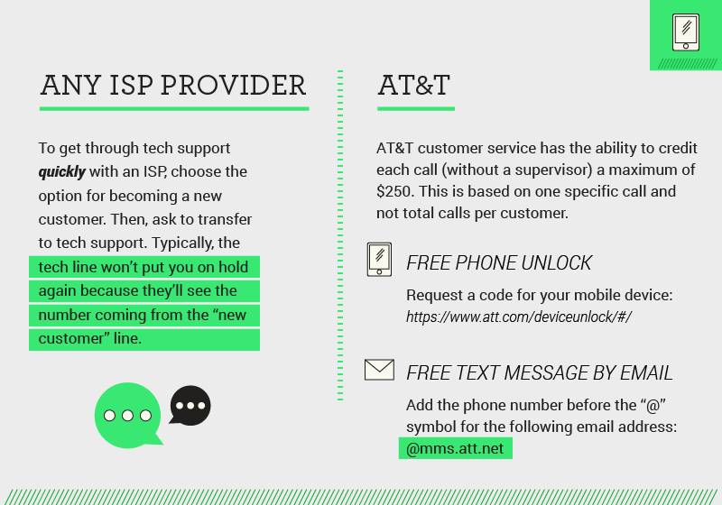 Phone and internet shopping hacks 2 - AT&T