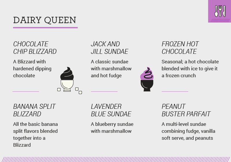 Secret menu items - Dairy Queen