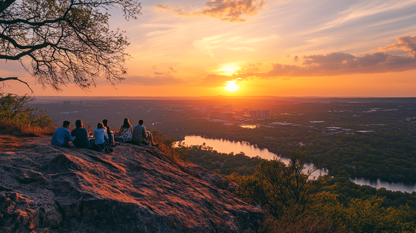 Picnic at Mount Bonnell: Scenic Vista