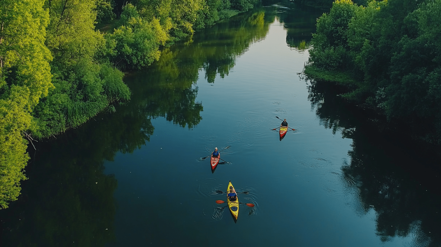 Kayak in the Huron River