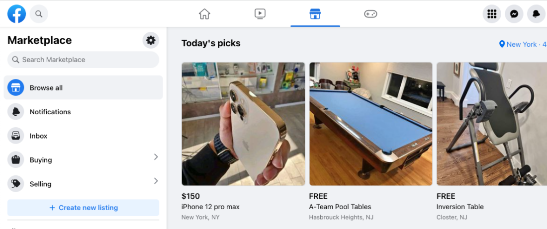 Facebook Marketplace